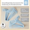 Bieco Children's Coat Hangers, Plain Colours, Packs of 8/16/32