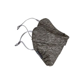 Coolibar UPF 50+ Men's Women's Zenith UV Mask - Sun Protective (Small/Medium- Charcoal Heather)