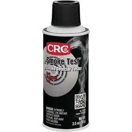 CRC Smoke Test Smoke Detector Tester, 2.5 Wt Oz, Reaches Up to 6 Feet, Checks for Obstructions or Debris which Clog Detector Vents, Aerosol Spray