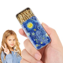 mini bobby pins,50 Count 1.38 inch Metal Hair Clips for Children,Girls and Women,Suitable for All Hair Types (Gold Hair Clip-03)