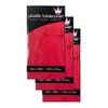 ROYAL7 3 Pack Red, Rectangle Disposable Plastic Tablecloth for Picnic,