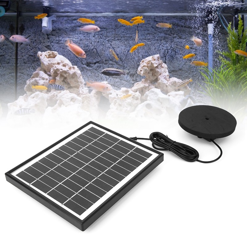 12V 5W Solar Power Fountain Water Pump Fish Tank Solar