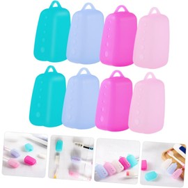 Funda Protectora para Cabezal de Cepillo de Dientes de Silicona, 8 Piezas, Protección y Limpieza Mejorada, Adecuado para Uso Diario en Casa y Viaje