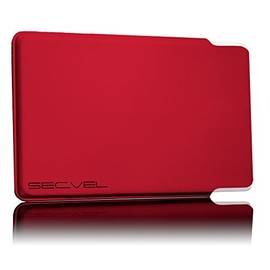 SECVEL card protection sleeve young style - PROTECTION against RFID/NFC and magnetic fields - Berry