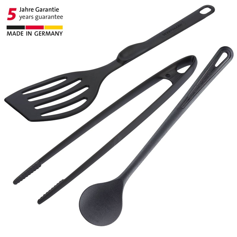 Westmark Roasting Set of 3: Serving Tweezers, Spatula and Mixing