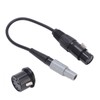 Aviation Headset Adapter 6pin LEMO to 5pin XLR High Density