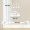 Gate Hook and Eye Latch,White Door Latches for Internal Door