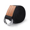 voidbiov D-Ring Buckle Yoga Strap 1.85 or 2.5M, Durable Cotton