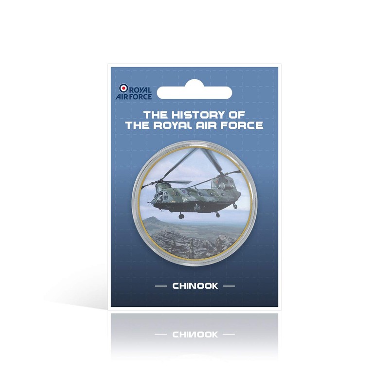 History of the RAF Commemorative Chinook Edition Gold Coin -