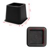 HOME COMPOSER 3 inch Bed Risers Set of 4, Heavy