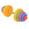 Adjustable Dumbbell Toy Plastic Fitness Weight Lifting Dumbbell for Kids