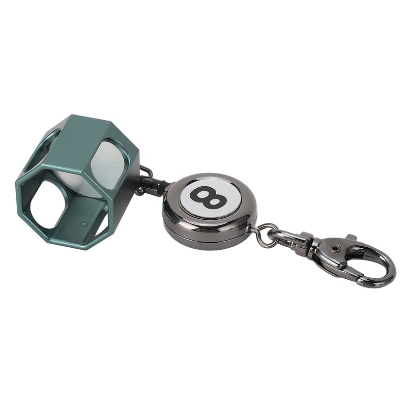 Retractable Billiards Pool Cue Chalk Holder Retractable Drawing Belt Clip