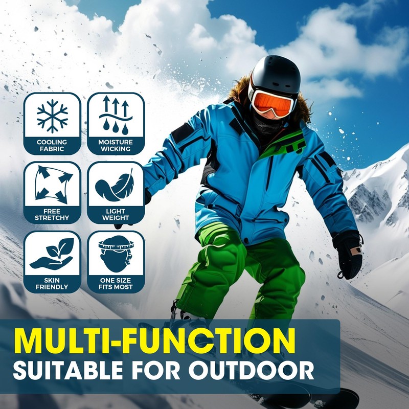WTACTFUL 2-Pack Neck Gaiters for Men Half Face Neck Warmer