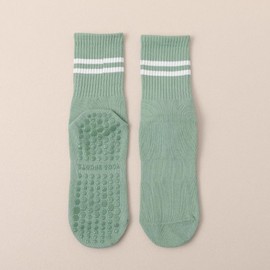 Susani Non-Slip Green Pilates and Yoga Toe Socks Men's Pilates Socks Black 2ea