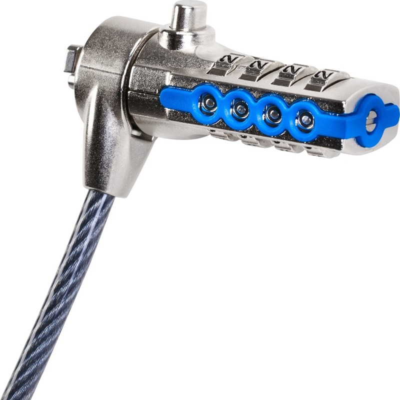 Targus DEFCON T-Lock Resettable Combination Cable Lock for Laptop Computer