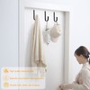 Over The Door Hooks, Soft Rubber Prevent Scratches Door Hangers