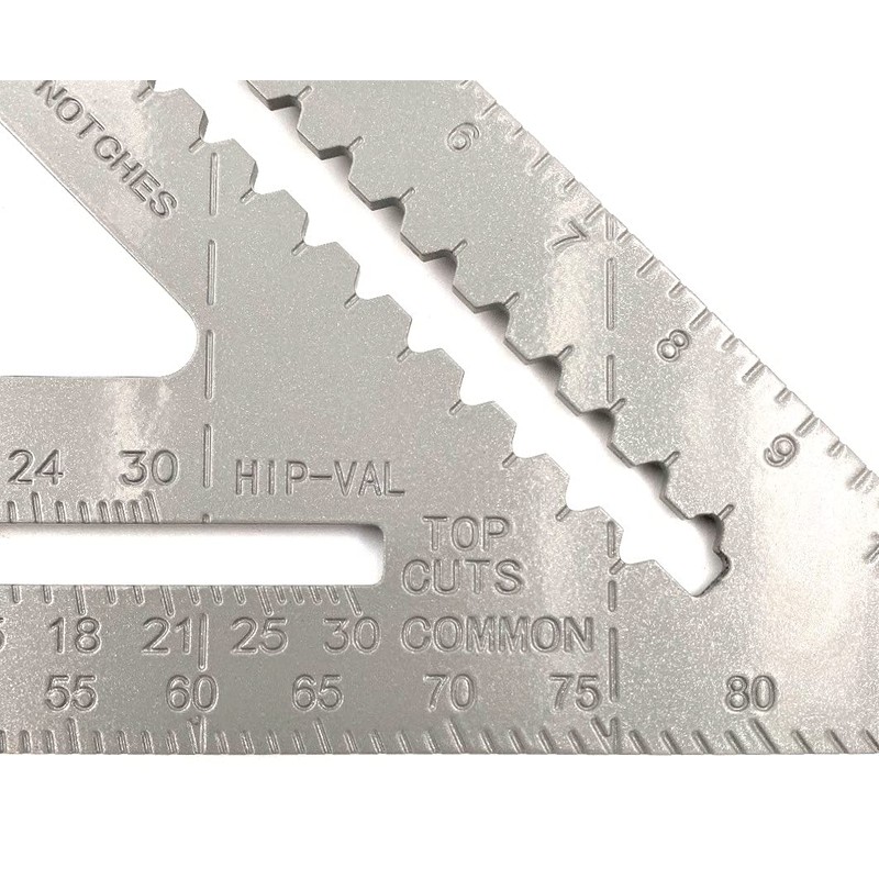 Rafter Square Metric 12 inch, 12" Aluminium Carpenters Roofing Square,