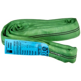 Braun 20021RS round sling 2000 kg capacity, 2 m circumference, endless with polyester core, green