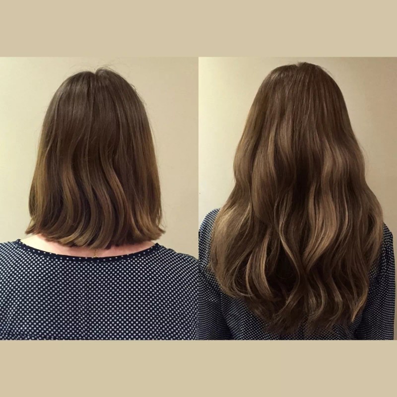 Queratina (keratina) Cristal Para Extensiones De Cabello 1x1