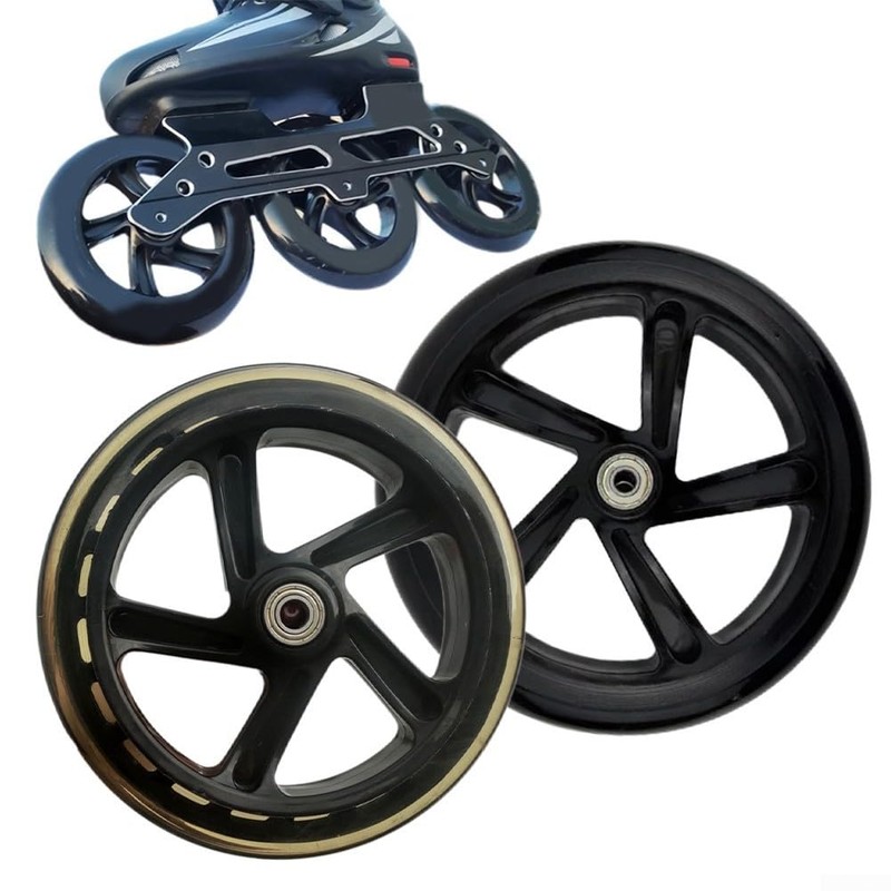 Silent PU Wheels for Scooters, Carts, Roller Skates Perfect for