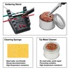 ZYRELYNX Upgraded Silicone Soldering Station with Solder Tip Cleaner, Soldering