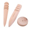 3-in-1 Leather Edge Polisher, Leather Wooden Edge Slicker for Leather