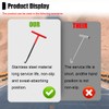 UHANBUT Motorcycle Exhaust Spring Puller Hook, Rubber Coating Vehicle T