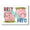 Pig Clean/Dirty Dishwasher Magnet