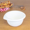Westmark 3152227W Mixing Bowl Without Lid, 84.5 oz, White/Red