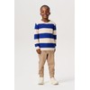 Noppies Hinojal Boys' Long-Sleeved Stripe Pullover, Fog - P873