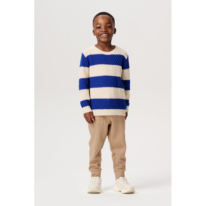 Noppies Hinojal Boys' Long-Sleeved Stripe Pullover, Fog - P873