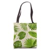 Tropical Leaves, Monstera Tote Bag