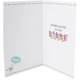 Piccadilly Greetings Modern Large Card Retirement - 12 x 9 inches
