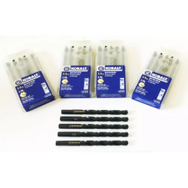Kobalt 25 KOBALT 3/8" LASER ETCHED BLACK OXIDE HIGH SPEED DRILL BITS #282908