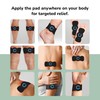 nooro 6-Pack Whole Body Massager Sticky Pads – Hydrogel, Carbon