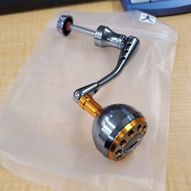 VISPREA Square Fixed Spinning Reel Handle Rocker Arm Metal Handle Arm Full Metal CNC Machined Custom Parts For Shimano NASCI, SAHARA, SEDONA, NEXAVE, ALIVIO, SIENNA (YU35L)