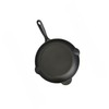 IMUSA 12in Cast Iron Preseasoned Skillet with Helper Handle