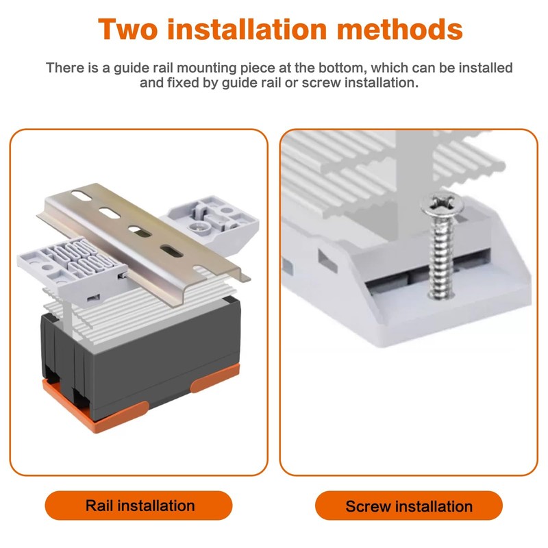 DEWIN Solid State Relay, Solid State Relay with Cooler 10A
