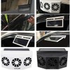 Solar Window Ventilation Exhaust Fan, Riloer Solar Car Ventilation Exhaust