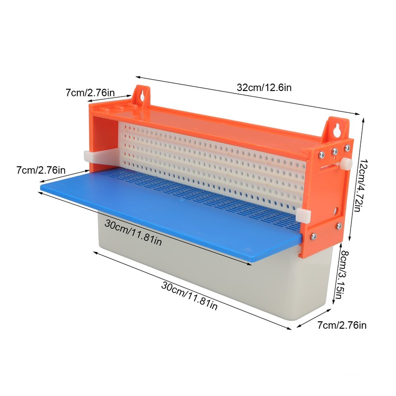 Bee Pollen Collector Plastic Practical Beekeeping Pollen Trap with Tray