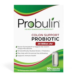 Probulin Daily Care Probiótico, Colon Support 30 Capsules                                                                                             