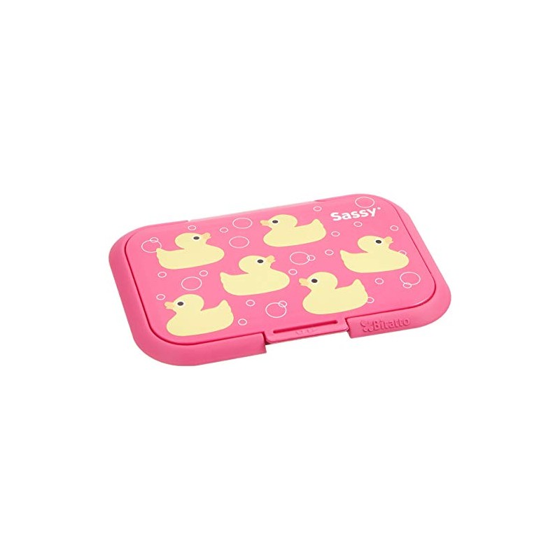 Sassy BCSA00106 Sassy Wipes Lid Cover, Sassy Bitat Ducky, 1