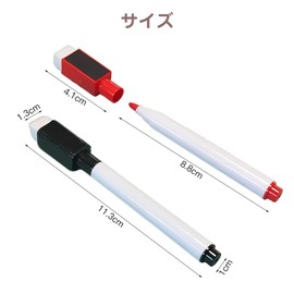 KDSSYFT Dry Erase Markers, Set of 8 with Eraser, Extra Fine Point Magnetic Pen for Whiteboards, Home, Office, School, Portable (8 Colors)