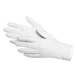 Jah 2024 Nylon Gloves 12 Pairs Oekotex Heavy White Size 7