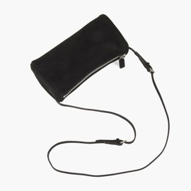 DONNAIN Suede Bag for Women: Leather Handbag Crossbody Shoulder Bags with Retractable Shoulder Strap(Black)