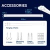 hykolity 6 Pack 4FT Linkable LED Shop Light, Utility Shop