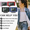 Step Counter for Walking, Portable Walking Pedometer, Sport Pedometer- Distance,