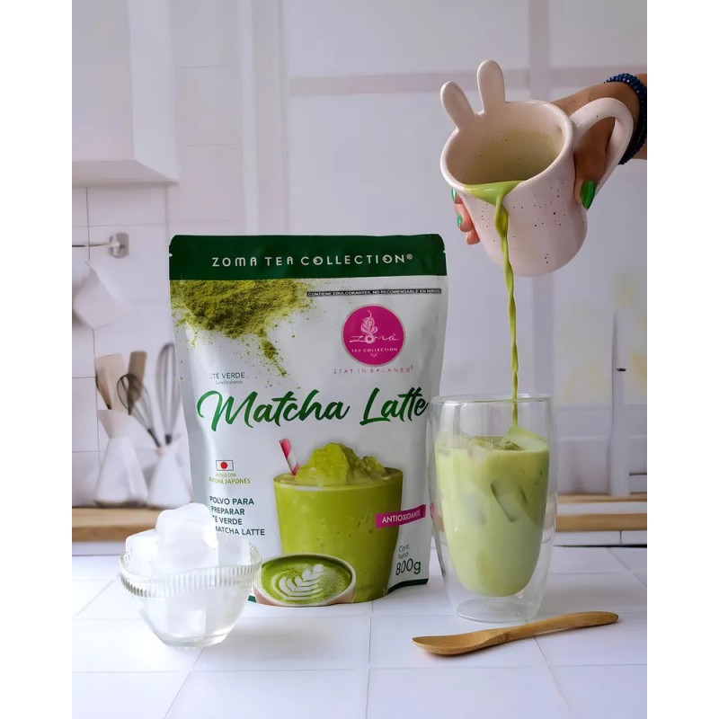 Té Verde Zoma Tea Matcha Latte Japonés Antioxidante 800gr