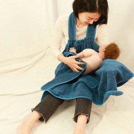 Apron-Style Baby Bath Towel 1P for Newborns Infants Towel Yellow
