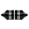 Unbranded Spike Front Axle Nut Cover Kit For Harley Dyna